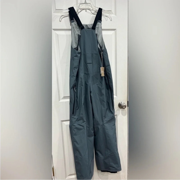 Patagonia Women's L Large Insulated Powder Town Ski Bibs Nouveau Green Grey NWT - Picture 2 of 15